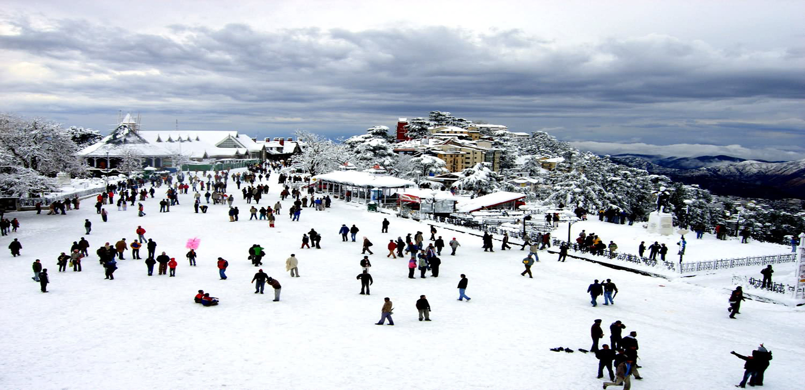 snow covered Ridge Shimla